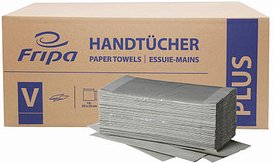FRIPA Papierhandtücher 4011104 Plus Zick-Zack-Falzung 1-lagig 5.000 Tücher