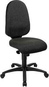 Topstar Bürostuhl Syncro Pro 5, S500 G22 Stoff anthrazit, Gestell schwarz