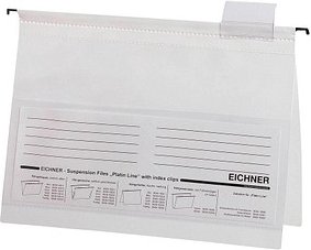 10 EICHNER Hängehefter Kunststoff weiß 1 x kaufmännische Heftung