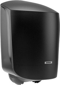 KATRIN Papierhandtuchspender Centerfeed M 82254 schwarz Kunststoff, 1 St.