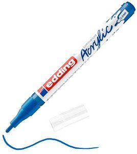 Thumbnail - edding 5300 Acrylstift blau 1,0 - 2,0 mm, 1 St.