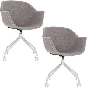 Thumbnail - meet powered by PAPERFLOW Schalenstühle GANT CHGANTX2.13.02 grau Stoff, 2 St.