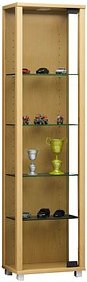 Thumbnail - VCM my home Edana Mini Vitrine buche 4 Fachböden