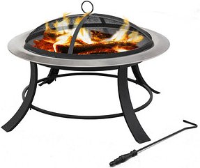 tepro Feuerschale Silver City schwarz