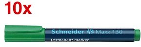 Schneider Maxx 130 Permanentmarker grün 1,0 - 3,0 mm, 10 St.
