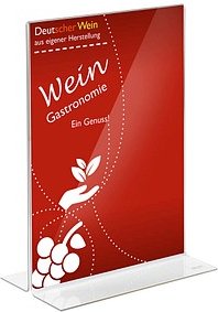 SIGEL gerade Tischaufsteller DIN A5 beidseitig, 1 St.