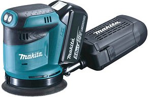 makita DBO180RTJ Akku-Exzenterschleifer 18,0 V, mit 2 Akkus
