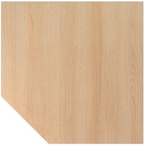 Thumbnail - HAMMERBACHER Verbindungsplatte höhenverstellbar VLT12 eiche, weiß Trapezform 120,0 x 80,0 x 65,5 - 82,5 cm