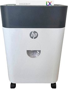 Thumbnail - HP OneShred Auto 100CC Aktenvernichter mit Partikelschnitt P-4, 4,3 x 12 mm, bis 100 Blatt, weiß