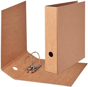 Thumbnail - FALKEN PURE Ordner braun Karton 8,0 cm DIN A4