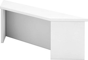 HAMMERBACHER Thekenaufsatz Prokura gerade, weiß 108,0 x 32,0 x 35,0 cm