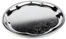 Thumbnail - APS Servierplatte silber 35,0 x 35,0 cm