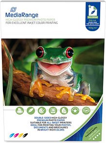 MediaRange Fotopapier MRINK108 DIN A4 hochglänzend 160 g/qm 50 Blatt