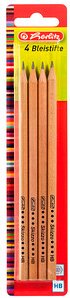 Thumbnail - herlitz Skizzo Bleistifte HB naturbelassen, 4 St.