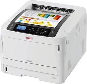 OKI C824dn Farb-Laserdrucker grau