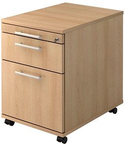 HAMMERBACHER AC20 Rollcontainer eiche 3 Auszüge 42,8 x 58,0 x 59,0 cm