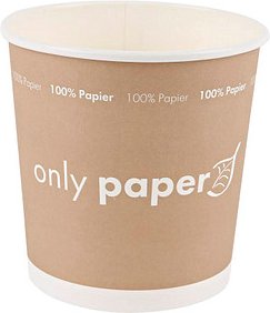 NATURE Star Einweg-Suppenbecher Only Paper 750 ml, 25 St.