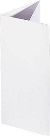 50 SIGEL Faltkarten weiß DIN lang weiß
