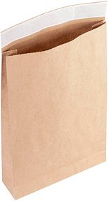 flexiPAK Faltentaschen classic Fixverschluss ca. DIN A3 ohne Fenster braun mit 8,0 cm Falte, 300 St.