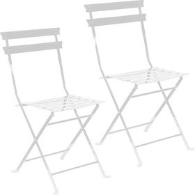 meet powered by PAPERFLOW Gartenstühle EDEN weiß, 2 St.