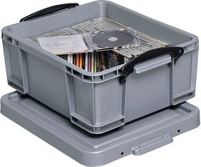 Thumbnail - Really Useful Box Aufbewahrungsbox 18,0 l silber 48,0 x 39,0 x 20,0 cm