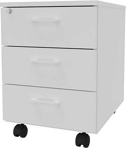 Quadrifoglio Rollcontainer weiß 4 Auszüge 42,0 x 56,0 x 56,0 cm