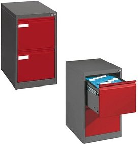 CP C 2000 Acurado Hängeregistraturschrank rubinrot, anthrazit 2 Schubladen 43,3 x 59,0 x 73,3 cm, 1 St.