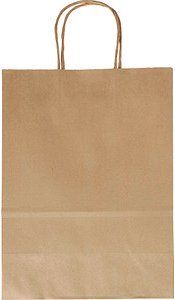 folia Papier-Tragetaschen L braun 24,0 x 31,0 cm, 20 St.