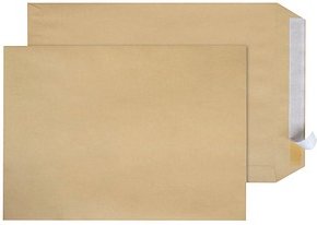 STEINMETZ Versandtaschen DIN C4 ohne Fenster braun 250 St.