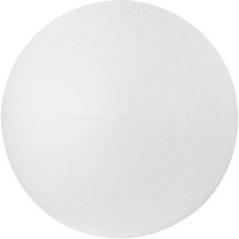 Rayher Styroporform weiß Kugeln/2 Halbschalen Ø 50,0 cm, 1 St.