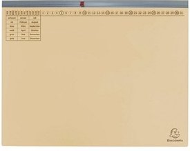 Thumbnail - Exacompta Hängehefter Exaflex Karton chamois DIN A4 1x kaufmännische Heftung, 25 St.