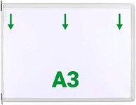 Thumbnail - tarifold Sichttafeln DIN A3 quer weiß, Öffnung oben, 10 St.