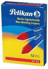 Pelikan 772/12 Signierkreiden rot, 12 St.