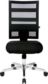 Topstar Bürostuhl X-Pander, 9590T200 Stoff schwarz, Gestell alu