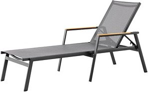 Thumbnail - BEST Sonnenliege Paros anthrazit Aluminium