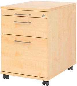 HAMMERBACHER AC20 Rollcontainer ahorn 3 Auszüge 42,8 x 58,0 x 59,0 cm