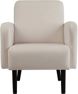 Thumbnail - meet powered by PAPERFLOW Sessel LISBOA weiß schwarz Kunstleder, 1 St.