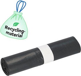 DEISS Müllbeutel 35,0 l grau 60 µm, 25 St.