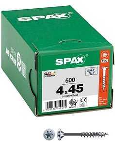 Thumbnail - SPAX® Universalschrauben T20 Senkkopf WIROX 0191010400455 4 mm x 45 mm, 500 St.