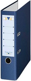 bluefile blue file Ordner dunkelblau Karton 8,0 cm DIN A4, 1 St.