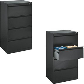 CP C 2000 Acurado Hängeregistraturschrank grau 4 Schubladen 78,7 x 59,0 x 135,7 cm