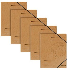 herlitz Eckspanner easy orga DIN A4 braun, 5 St.