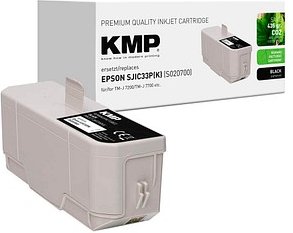 Thumbnail - KMP schwarz Druckerpatrone kompatibel zu EPSON S020700 / SJIC33P(K)