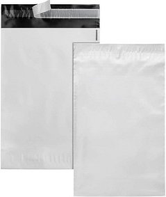 docuCARE® Folienversandtaschen classic DIN B5 ohne Fenster weiß 100 St.