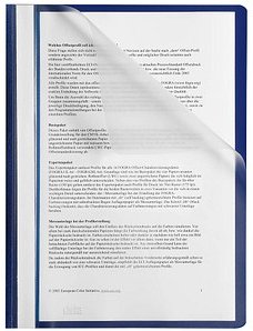 25 dots Schnellhefter Kunststoff dunkelblau DIN A4