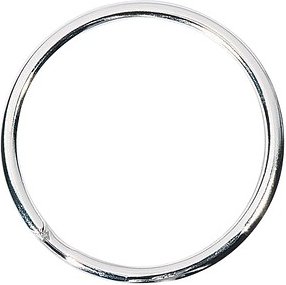 WEDO Schlüsselring silber, 100 St.