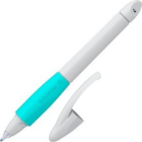 Schneider Base Ball Tintenroller hellgrau-türkis 0,6 mm, Schreibfarbe: blau, 1 St.