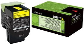 Lexmark 80C2HY0 gelb Toner