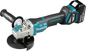 makita DGA519RTJ Akku-Winkelschleifer-Set 18,0 V, mit 2 Akkus