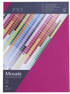 artoz Briefpapier Mosaic fuchsia DIN A4 90 g/qm 25 Blatt